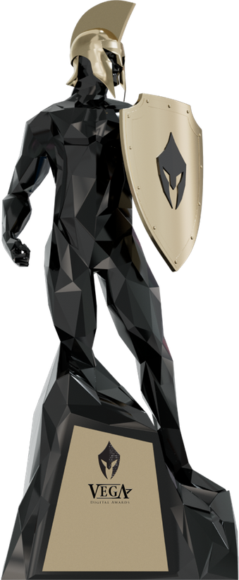 Vega Digital Award trophy